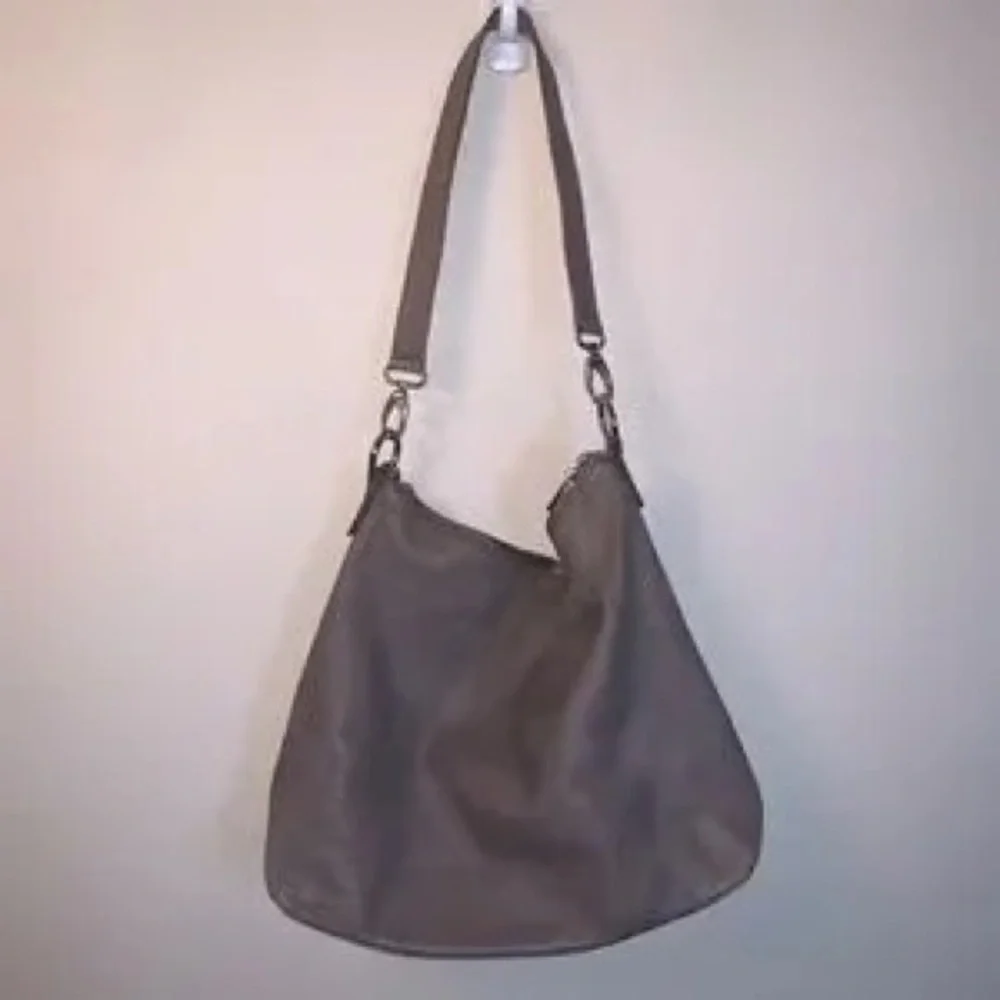 Stylish Taupe Women's Hobo Bag - Soft Leather Shoulder Tote
